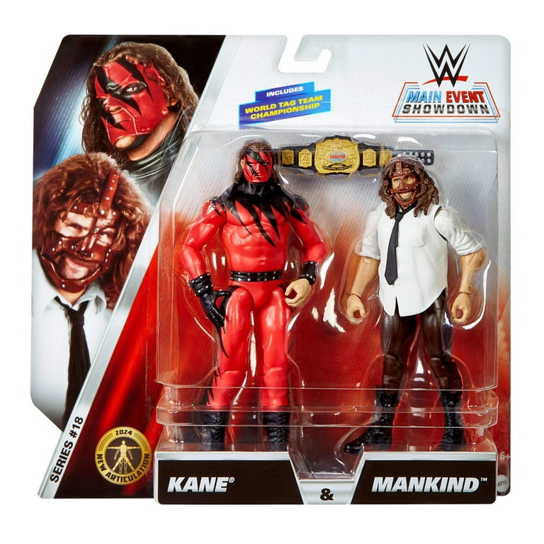 WWE Main Event Championship Showdown Mankind & Kane Action Figures