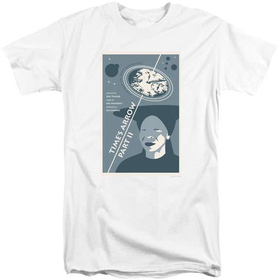 Star Trek Tng Season 6 Episode 1 Adult Tall T-Shirt 18/1 T-Shirt White