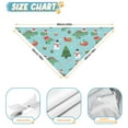 thumbnail image 6 of Dog Bandana 1 Pack,Blue Christmas Dinosaurs Snowmen Pattern Bandanas for Dogs,Cat Bandana,Small/ Large Dog Bandana 2 Size,Dog Bandanas, 6 of 6