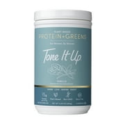 Tone It Up Plant Based Protein and Greens, Vanilla, 14 Servings
