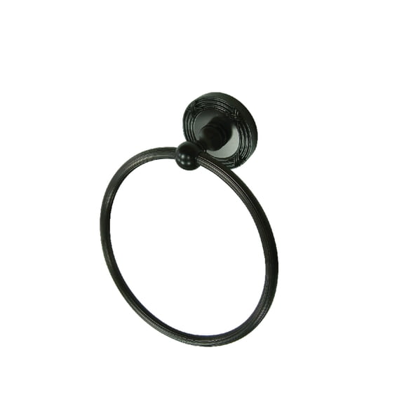 Kingston Brass BA9314ORB Georgian Towel Ring, Oil Rubbed Bronze