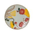 thumbnail image 1 of Hearth & Gear Hand Painted Ceramic Plate Unique Earthenware Dinnerware For Home Décor Or End Table Mats round Plaid Fabric Charger round Dinner Table Set for 5 Dining Table with Storage Set for 4, 1 of 5