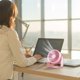 thumbnail image 5 of 1 Pcs Rechargeable Table Fan, Desktop USB Charging Silent Digital Display Desktop Kitchen Outdoor Wall Mounted Circulating Fan, 5 of 8