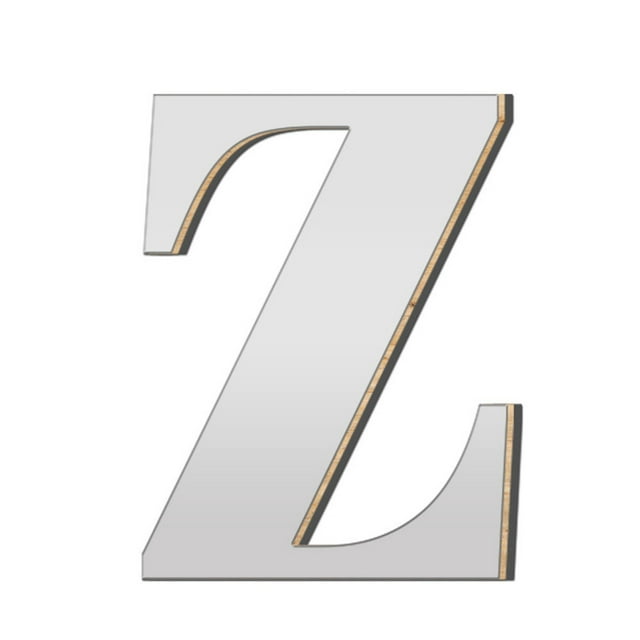 3D Acrylic Large Letter Wall Decals Self Home Modern Alphabet Logo Art For DIY Interior Design