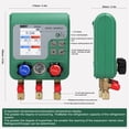 thumbnail image 4 of TFixol Professional Automotive AC Refrigerant Pressure Gauge Set for HVAC Maintenance, Freezer Inspection, and Car AC Repair (Set A) DY523 - Battery Not Included, 4 of 6