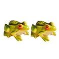 thumbnail image 5 of Clearance Desktop Ornament under $5,2 PCS Miniature Frog Statue Outdoor Garden Frog Figurines Decoration Mini Cute Frog Figures For Patio Yard Fairy Garden Ornaments, 5 of 7