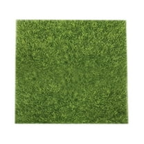 Artificial Garden Grass Lawn Moss for Miniature Craft and Dollhouse Decor, 15x15cm Washable Material, for DIY Landscaping