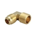 thumbnail image 2 of Jmf Flare Elbow 1/4 " Flare X 1/8 " Mpt Yellow Brass Lead Free Pack of 5, 2 of 2