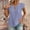 #1_Multicolor, variant on Women's Front Key Hole Scoop Neck Tunic Tops Pleated Cap Sleeve Tee Shirts Hollow Out Tunics Solid Basic T-Shirts Summer Trends Top 