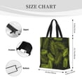 thumbnail image 3 of Pofeuu Tropical Palm Leaves Fern Leaf Print Tote Bag for Women,Hobo HandBags with Zipper,Large Capacity Casual Shoulder Handbags with Inner Pockets, 3 of 7