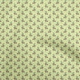 thumbnail image 1 of oneOone Cotton Poplin Light Yellow Fabric Floral Diy Clothing Quilting Fabric Print Fabric By Yard 42 Inch Wide, 1 of 4