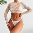 thumbnail image 5 of Gibobby Conjunto de traje de baño de bikini Traje de baño sexy a la moda para mujer, bikini, estilo lindo de niña, ropa interior sexy sin espalda(Rosa,CH), 5 of 5