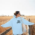 thumbnail image 7 of WENWU Womens Hoodie Long Sleeve Pullover Sweatshirts for Women Cute Hoodies Light Blue Hooded Sweatshirt Fall Hoodies Workout Wear, 7 of 7