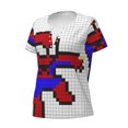 thumbnail image 4 of Spider-Man Women's Sexy Deep V-Neck Short Sleeve T-Shirt, 4 of 7