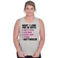 thumbnail image 3 of I Look For In Guys Rottweiler Lover Tank Top Tee Shirt Women Brisco Brands S, 3 of 6
