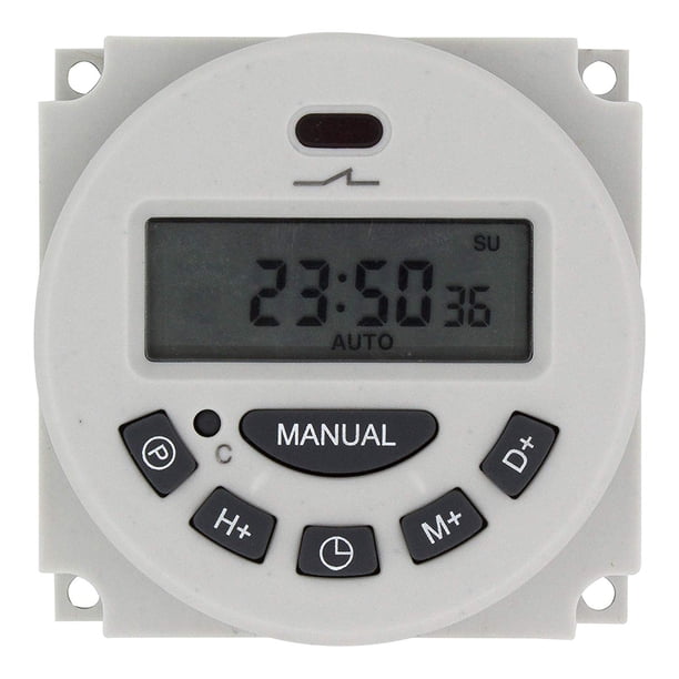 Riwesomey L701 CN101A Interruptor de tiempo digital Programable semanal Controlador de temporizador de 7 días Temporizador electrónico Controlador de Pantallas optoelectrónicas No.03 Riwesomey GJ3866-03B