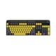 thumbnail image 1 of Teclado Magic-Refiner MK13 Teclado mecánico con cable 104 teclas Teclado de juego de luz mixta con interruptor azul mecánico Amarillo y negro Magic-Refiner Teclado, 1 of 2
