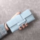 thumbnail image 4 of Cartera larga para mujer, cartera triple, cartera multifuncional de piel sintética, cartera sencilla y moderna, 4 of 5