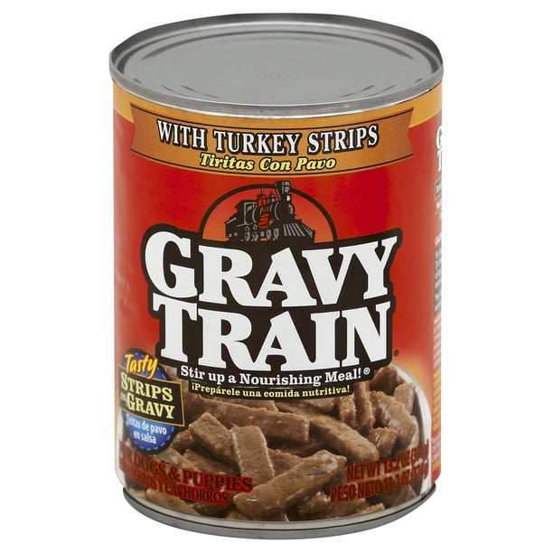 Gravy Train Strips In Gravy With Turkey Wet Dog Food, 13.2 Oz. Can