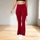 thumbnail image 1 of Pincandy Women's Solid Color High Waist Flared Yoga Pants - with Pockets, Casual Fit for Yoga & Daily Wear, 1 of 7