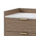 thumbnail image 7 of Semiocthome Wooden Nightstand with 2 Drawers and Metal Legs Bedside Table for Bedroom,Walnut, 7 of 7