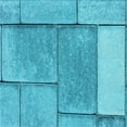 thumbnail image 1 of Ahgly Company Machine Washable Indoor Square Transitional Dark Turquoise Green Area Rugs, 4' Square, 1 of 7