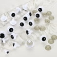 thumbnail image 5 of Uxcell 50 Pcs 12mm Plastic Safety Eyes for Crocheting with Washers for Animals, White, 5 of 7