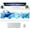 Blue Water, variant on Galaxy Pine Trees Square Mouse Pad 9.5x7.9in Non-Slip Rubber Base Waterproof Mouse Mat Stylish Desk Accessory for Office & Laptop