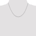 thumbnail image 2 of Real 14kt White Gold .95mm Box Chain; 18 inch; Lobster Clasp; for Adults and Teens; for Women and Men, 2 of 5