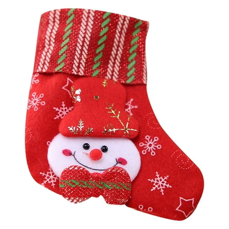 

Small Christmas Decorations Christmas Decorations Indoor Christmas Clearance Decorations Christmas Socks Gift Bag Boutique Candy Decorations Gift Bag Christmas Snowman Deer Soc