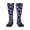 1 Black, variant on pirate owls and boats Print Compression Socks for Both Men And Women for Running, Travel, Flight, Nurse