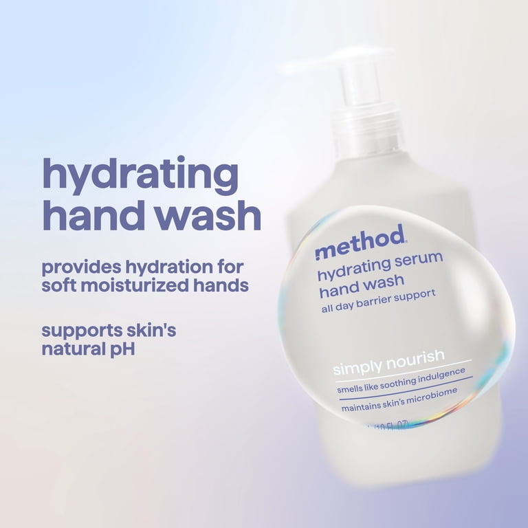 method Hydrating Serum Hand Wash, Simply Nourish - Gentle