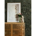 thumbnail image 4 of NextWall Ebony & Sage Filigree Floral Peel and Stick Wallpaper - 20.5 in. W x 18 ft. L Roll, 4 of 7
