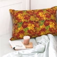 thumbnail image 4 of Balery Vintage maple leaf autumn Funda de Cojín Estampada, Regalos para Mujeres, Regalos de Amor para Ella, Regalos para Novia o Esposa, Funda de Almohada-16"x24", 4 of 6