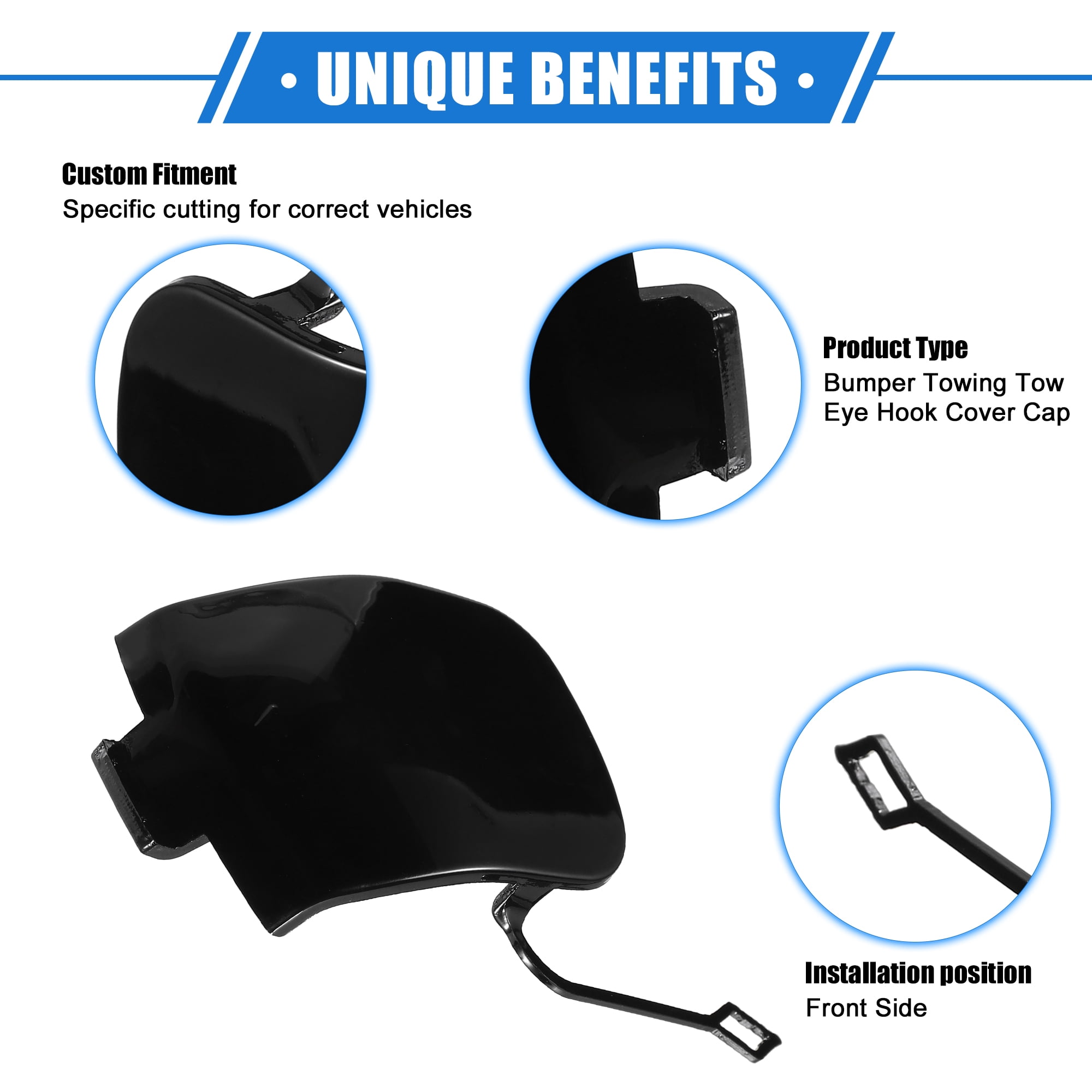 Unique Bargains Car Towing Tow Eye Hook Cover Cap for Mini Cooper 2014-2018