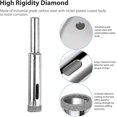thumbnail image 3 of 30 brocas de diamante, juego de brocas de sierra, herramientas removedoras de corte con revestimiento de diamante para vidrio, porcelana, azulejo, cerámica, mármol, granito, botellas de piedra, b, 3 of 5
