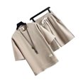 thumbnail image 3 of Camiseta Pantalones Deportivos Traje,Camiseta Corta para Hombres Camiseta Corta para Hombres Pantalones Pantalones Deportivos Traje Superior Funcionalidad Versátil, 3 of 8