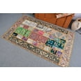 thumbnail image 4 of 3.2x5.3 ft Accent Rug, Turkish Rug, Vintage Rug, Antique Rug, Rugs For Entry, Green Antique Rug, Vintage Accent Rug, 12939, 4 of 10