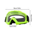 thumbnail image 2 of Eigraketly Accesorios para gafas de motocicleta, deporte al aire libre, esquí, ciclismo, gafas a prueba de viento, lentes transparentes, gafas de carreras, Ciclismo Verde fluorescente Eigraketly OD016815-02, 2 of 6