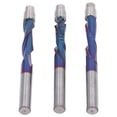 thumbnail image 1 of Juego De Brocas Para Enrutador Con Acabado Al Ras, Juego De Brocas Para Enrutador De Carburo Cementado, Mano De Obra Fina, Corte Limpio De 3 Piezas Para Madera, 1 of 7
