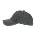 thumbnail image 6 of Toptie Tie Dye Ponytail Baseball Cap for Women Criss Cross Messy High Bun Dye Ponytail Hat-Black, 6 of 8