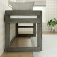 thumbnail image 6 of Max & Lily Loft Bed, Modern Farmhouse Wood Low Twin Loft Bunk Bed for Kids, Driftwood, 6 of 9