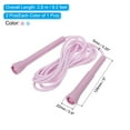 thumbnail image 2 of Uxcell Jump Ropes Workout Jumping Rope Adjustable Tangle-Free Skipping Rope Purple/Blue 2 Pack, 2 of 6