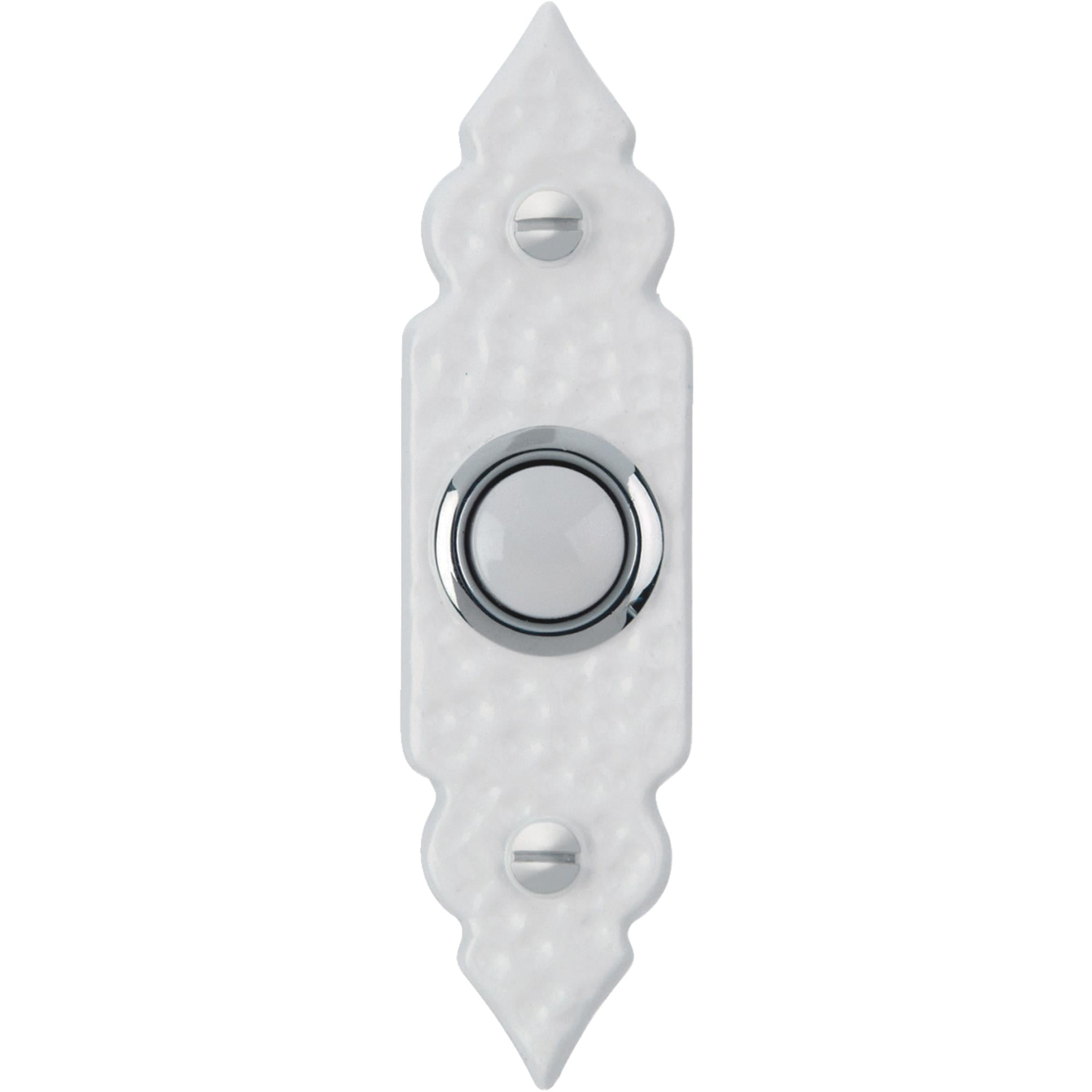 Carlon Hammered Lighted Doorbell Button