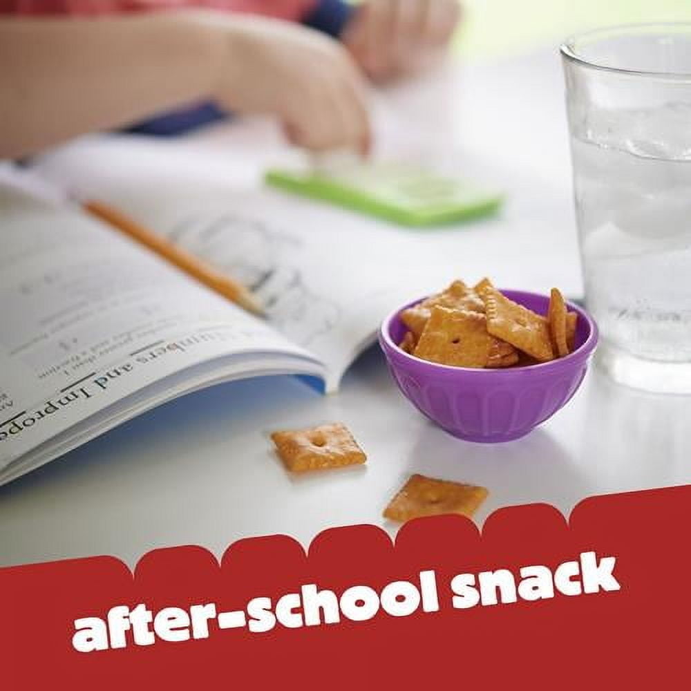 Cheez-It Cheese Crackers, Baked Snack Crackers, Lunch Snacks, Grab N Go, Original, 12Oz Box (12 Packs) - Pack of 2