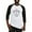 Black/White, variant on CafePress - COTTONTAIL CREW Baseball Jersey - Cotton Baseball Jersey, 3/4 Raglan Sleeve Shirt