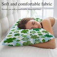 thumbnail image 5 of Pink St. Patrick's Day Pillow Covers 12"x20", Green Shamrock Leaves Blue Cloud Soft Brushed Microfiber Breathable Throw Pillow Covers, Decorative Pillowcase with Zipper for Couch Sofa Bedroom, 5 of 9