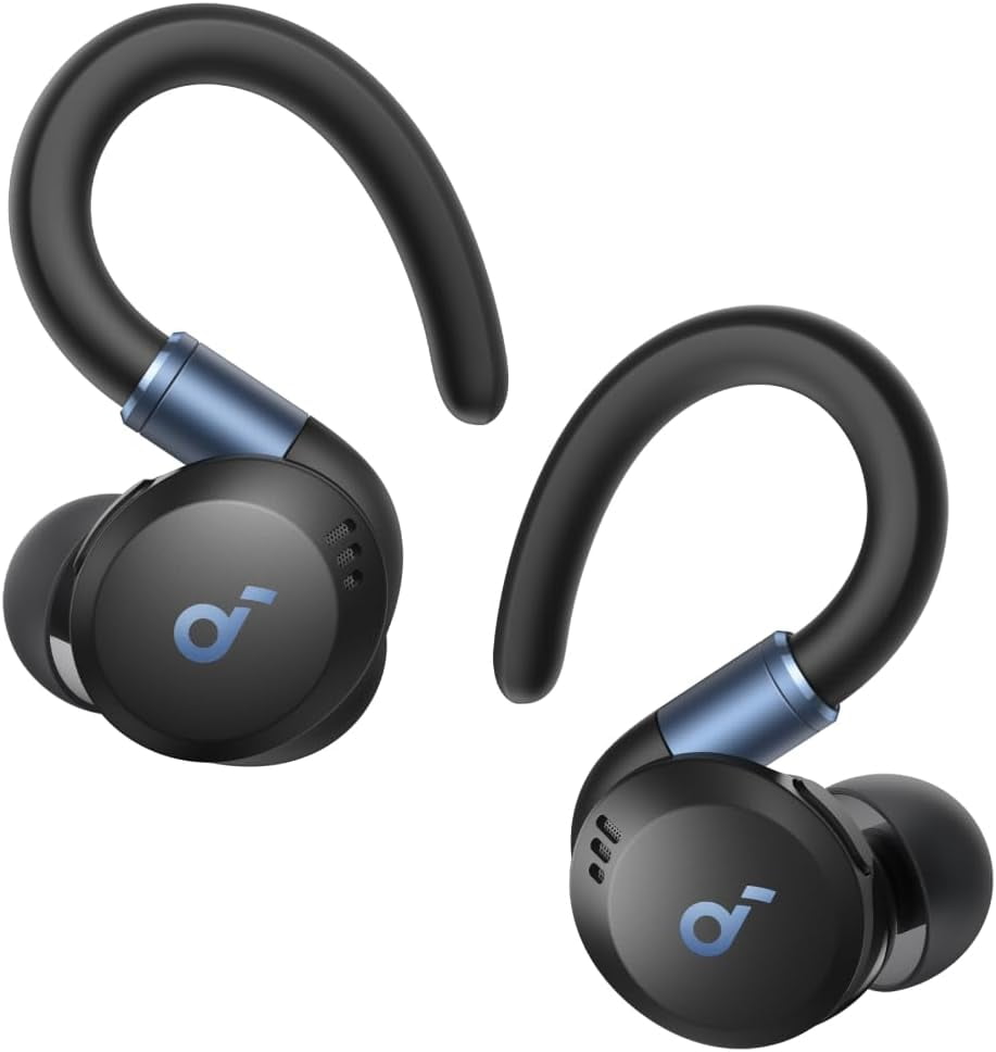 Restored Like New soundcore Sport X20 by Anker, True-Wireless Workout Earbuds, Rotatable and Extendable Ear Hooks (Refurbished)