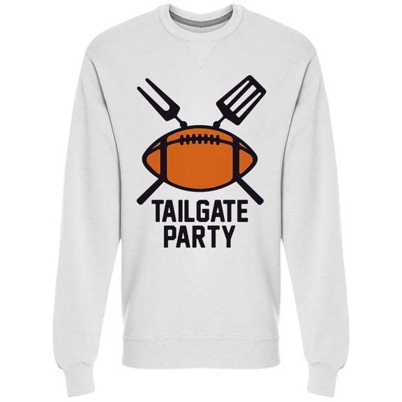 Fun American Football Sweatshirt Men -Image by Shutterstock, Male Large