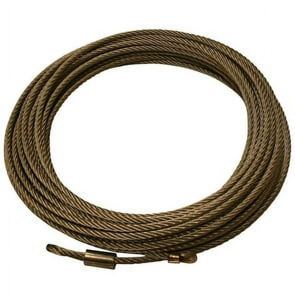 Bulldog Winch Rope Wire 11mm x 85 Foot for 10047 Gray